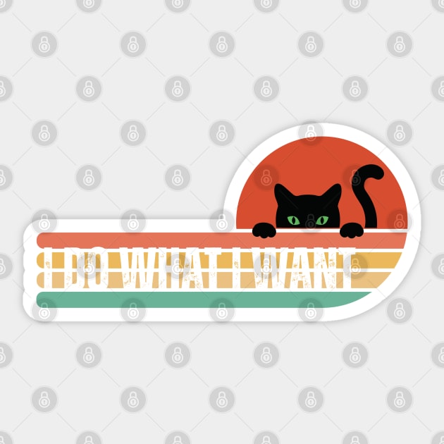 I Do What I Want Sticker by BaradiAlisa